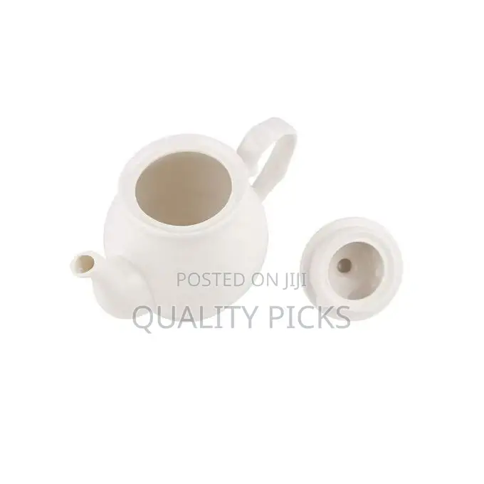 Ceramic Teapot, 1litre - White