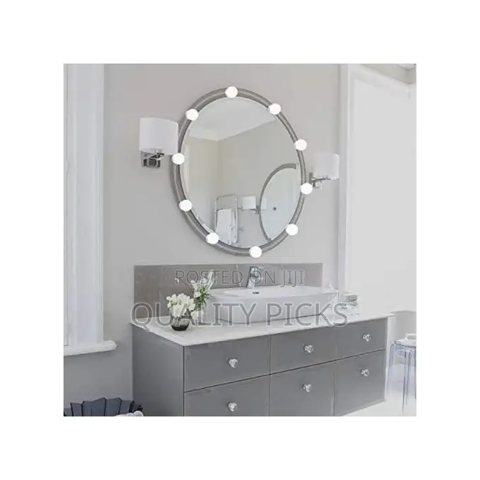 Led Mirror Lights Kit With 10 Dimmable Bulbs for Makeup