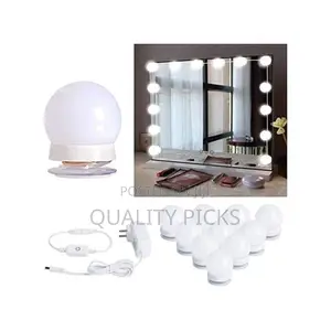 Led Mirror Lights Kit With 10 Dimmable Bulbs for Makeup