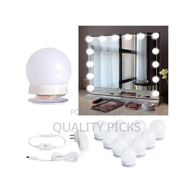 Led Mirror Lights Kit With 10 Dimmable Bulbs for Makeup