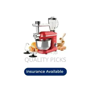 Sonifer 5.5L,6 Speed Stand Dough Mixer, 3ln1meat Grinder
