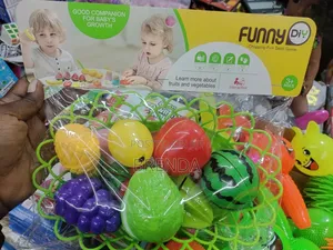 Brand New Plastic Basket of Fruits