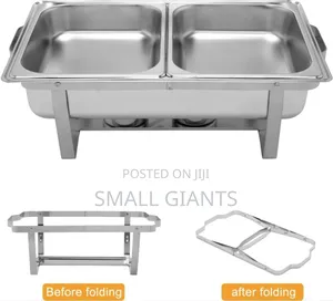 Stainless Steel Double Chaffing Dish 11 Litres