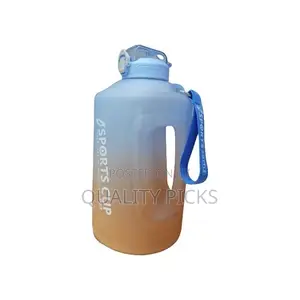2.3L Time Marked Fitness Jug Outdoor Frosted Water Bottle