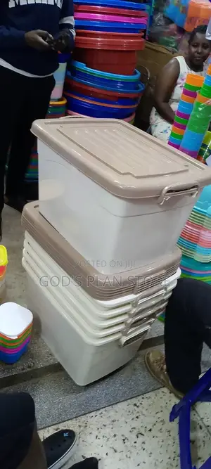 Cream Storage Containers or Boxes Strong Material