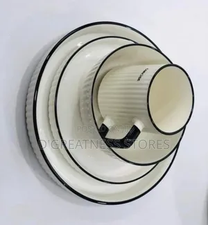 24pcs Set of Cups and Plates