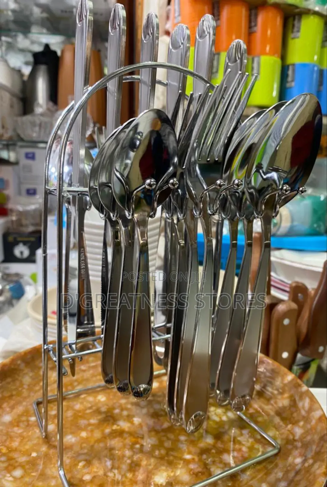 24pcs Cutlery Set With Stand