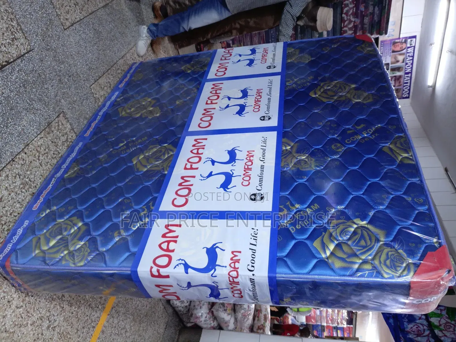 Mattress Comfoam High Density 5x6x6 Inches
