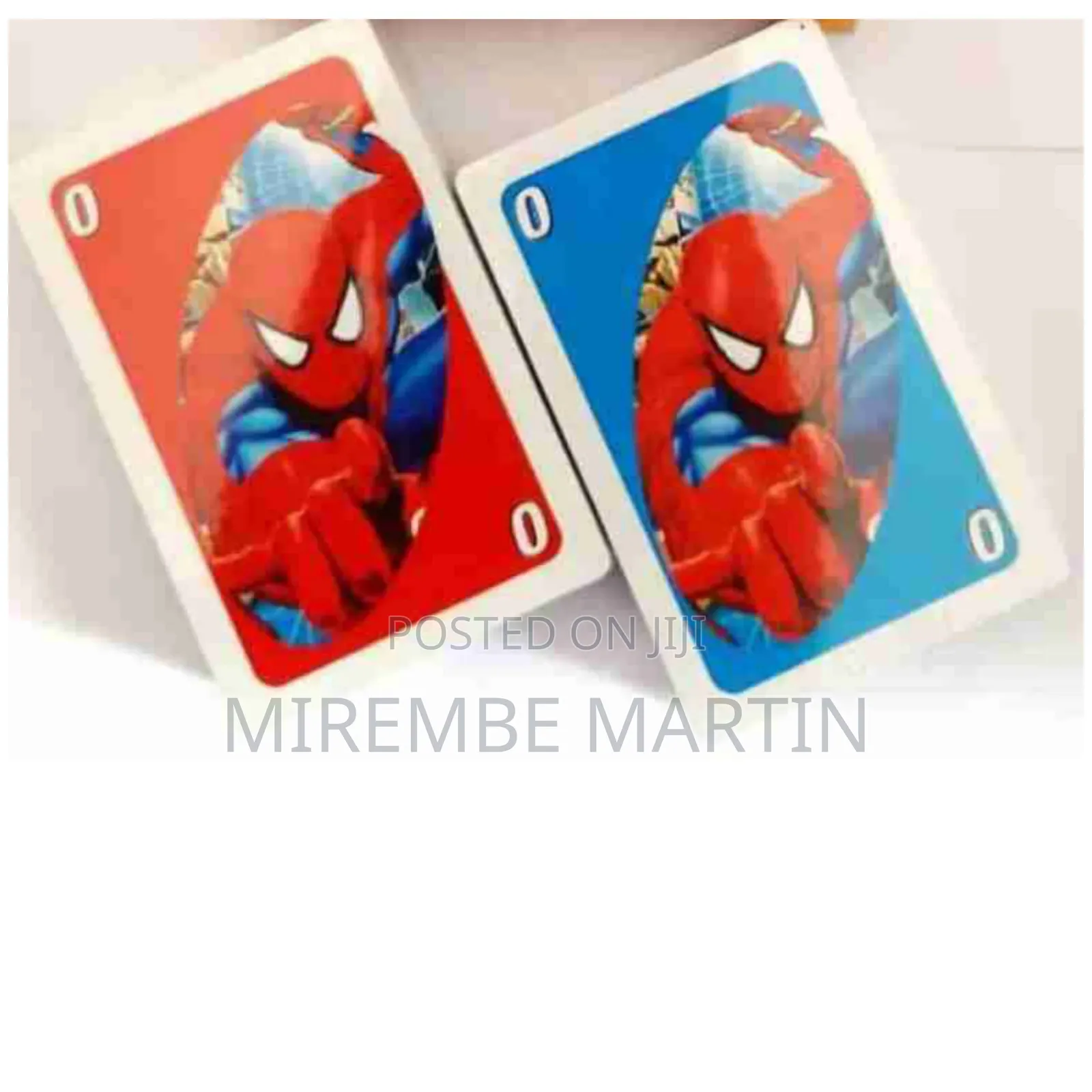 Uno Spider Man Cartoon Playing Cards.