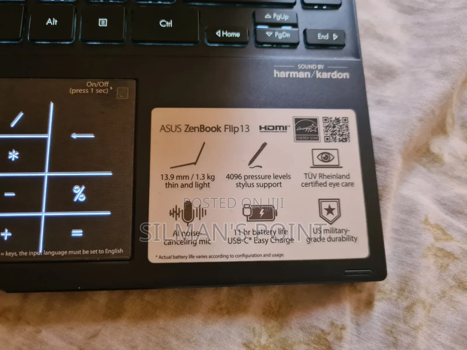 Laptop Asus Zenbook Flip 13 UX363 8GB Intel Core i5 SSD 512GB