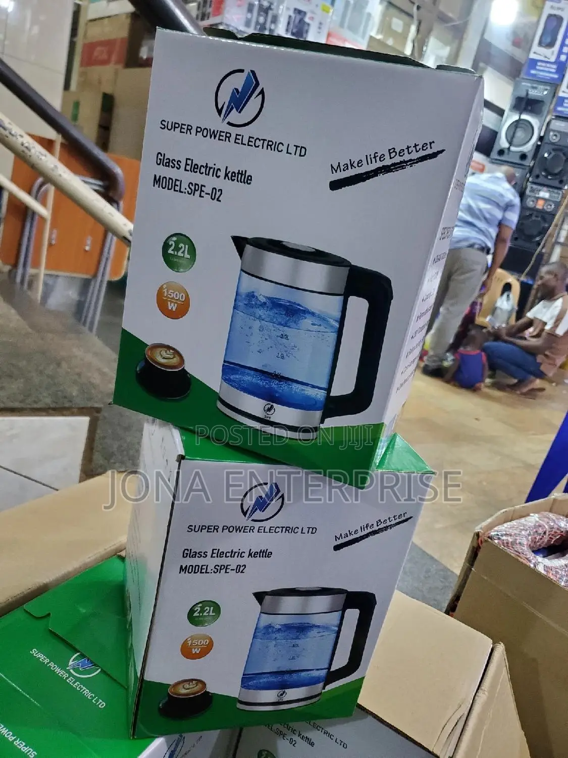 Glass Electric Kettle 2.2l