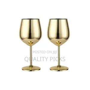 6 Pc, 18.5oz Juice Champagne Stem Wine Glasses Decorative
