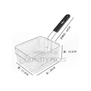 Fried Food Chicken Fish Chips Fry Basket Table Serving Tray
