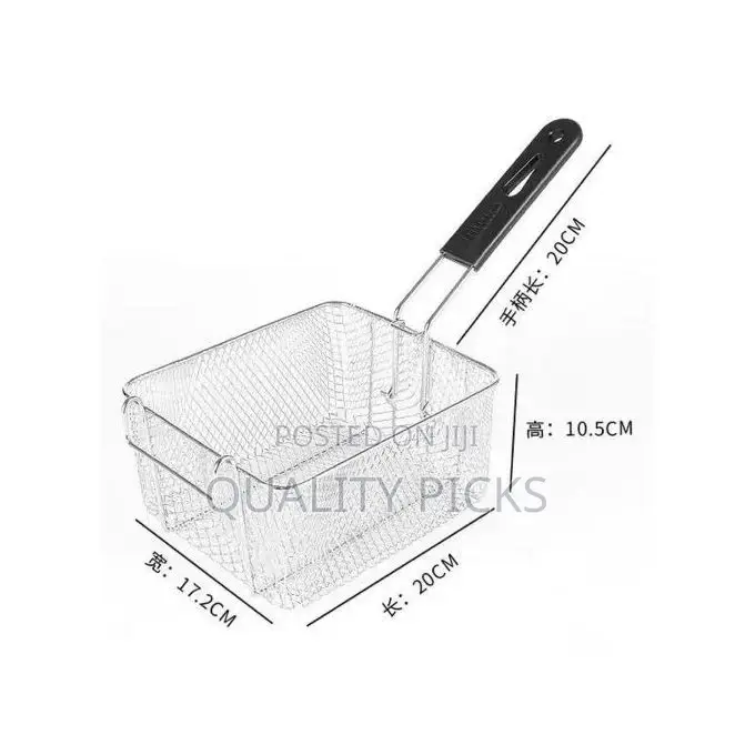 Fried Food Chicken Fish Chips Fry Basket Table Serving Tray