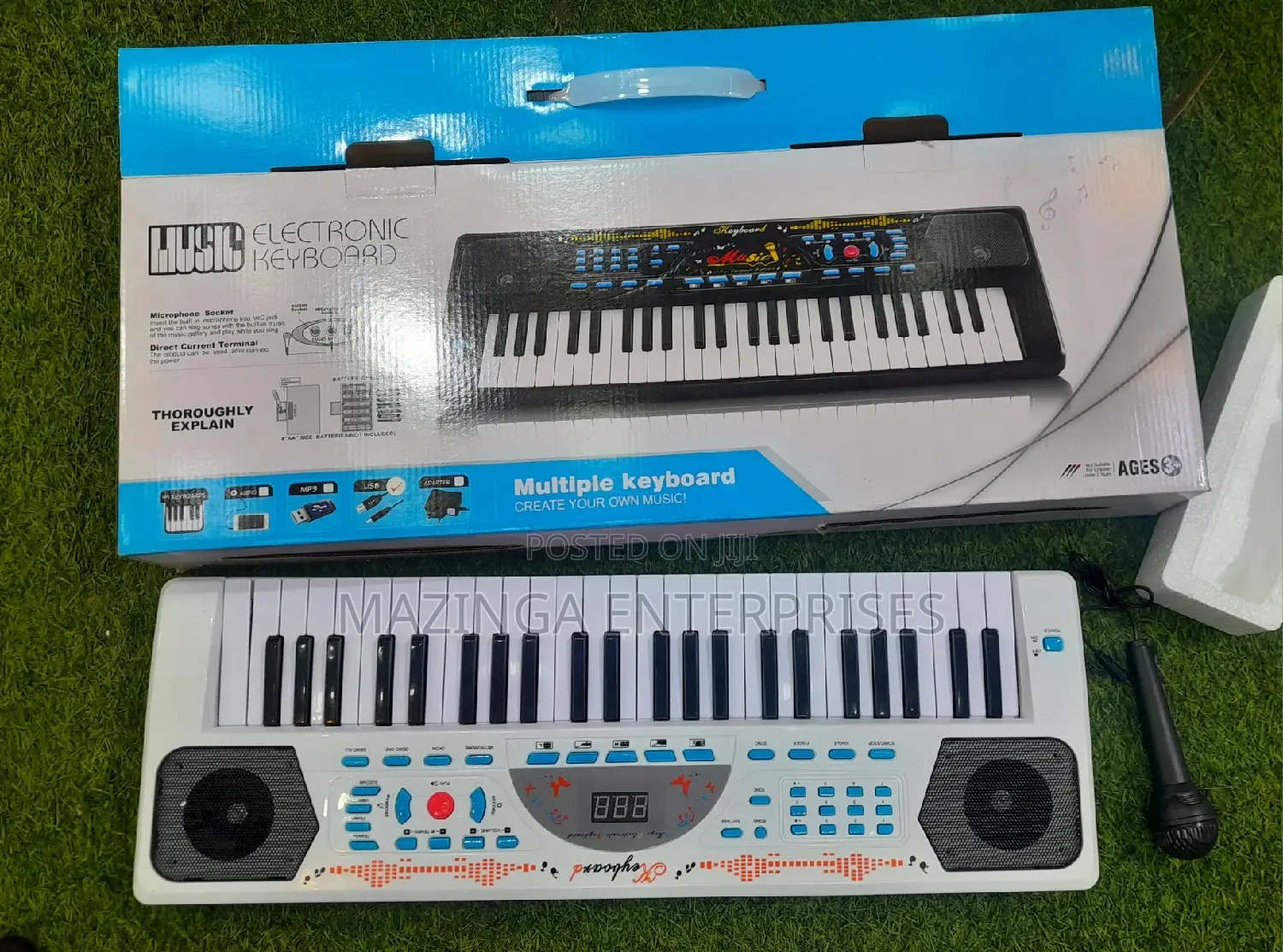 49keys Electronic Kids Piano Keyboard(Eyes+) WTH Microphone