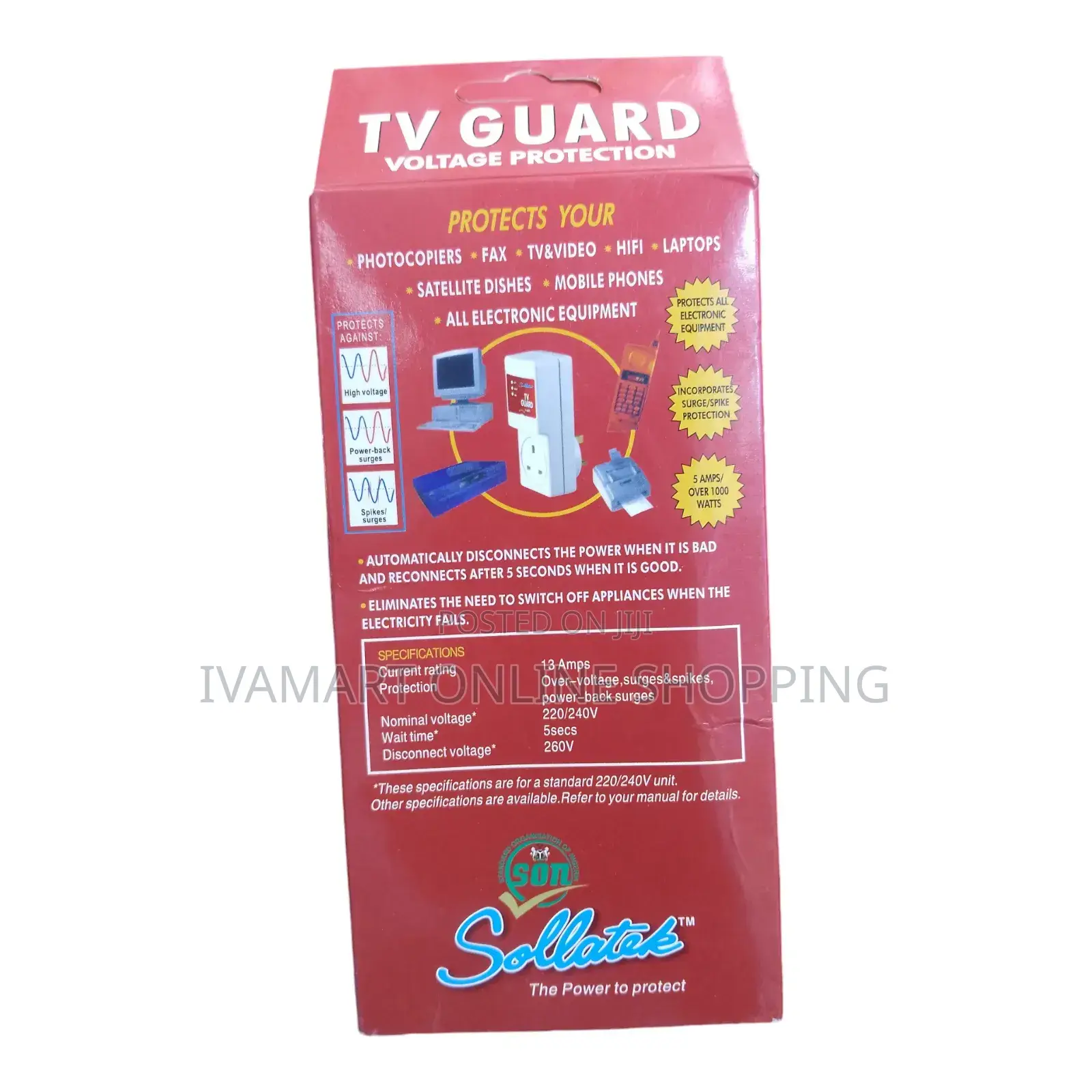 Sollatek Tv Guard - Guard Your Home Appliances