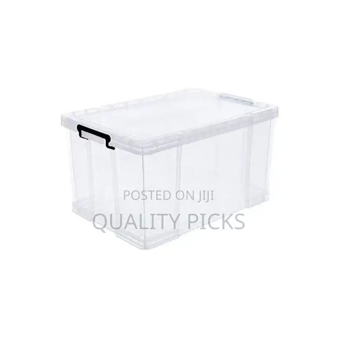 Plastic Stackable Organizer Storage Box, 46-Liters