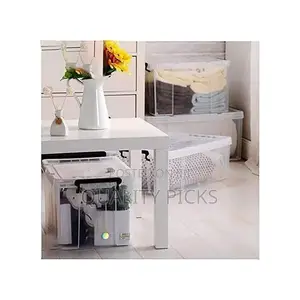 Plastic Stackable Organizer Storage Box, 46-Liters