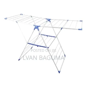 Metallic Clothes Drying Stand / Rack - White
