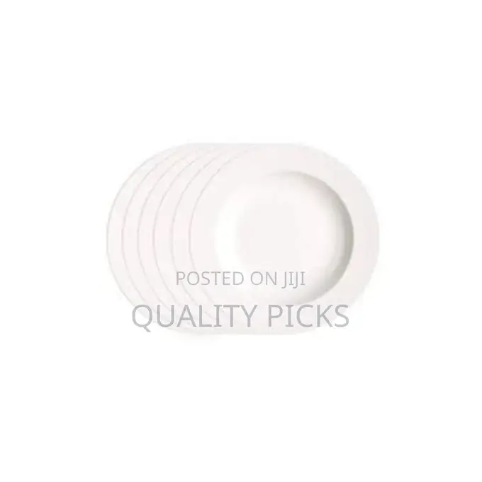 Luminarc 6 Pieces of Luminarc Round Plain Design Plates