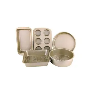 5-Piece Baking Set, Pizza Tray, Cake Mould, Toast Box