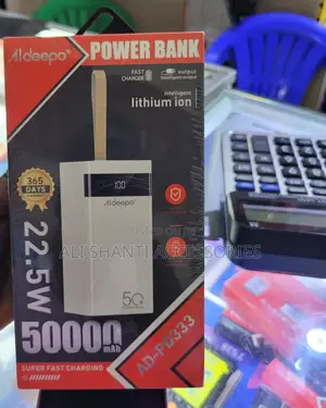 Super Fast-Charging Powerbank 22.5W Aldeepo 50000mah