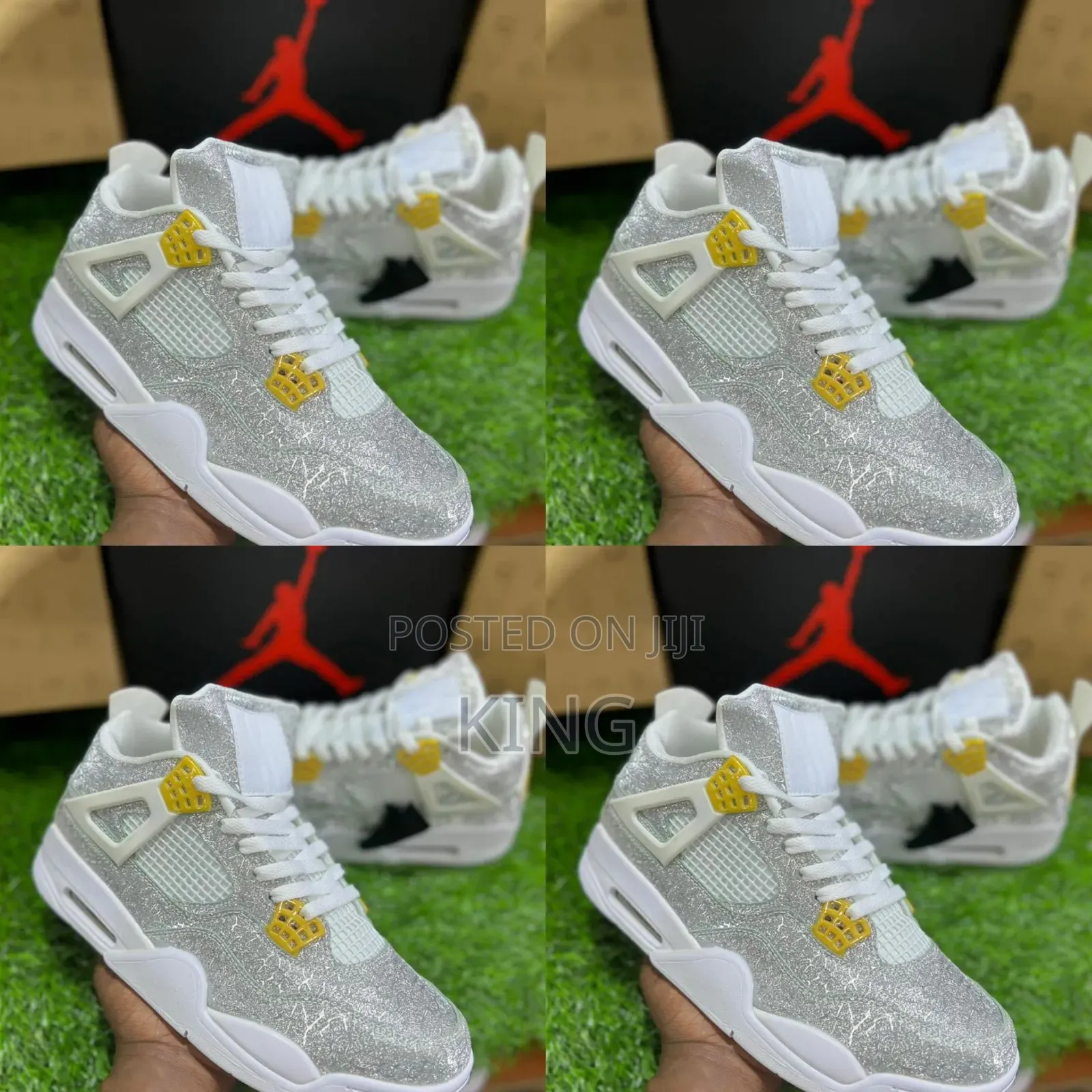 Air Jordan 4 Retro" Sneakers.