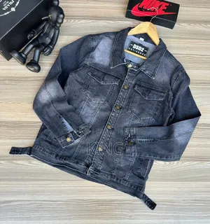 Denim Jacket. Grey Jean Jacket
