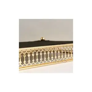 Rectangle Makeup Jewelry Organizer Decorative Glass