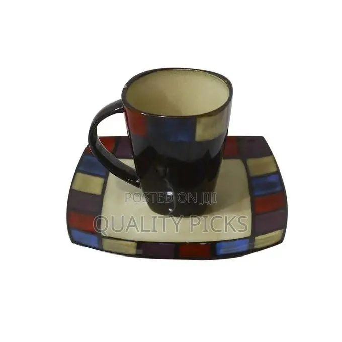 Checked Square Dinner Set 24 PCS