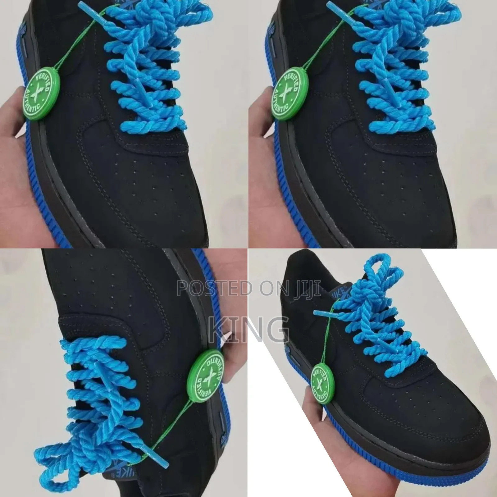 Blue Lace Nike Air Force 1 Low OG Black