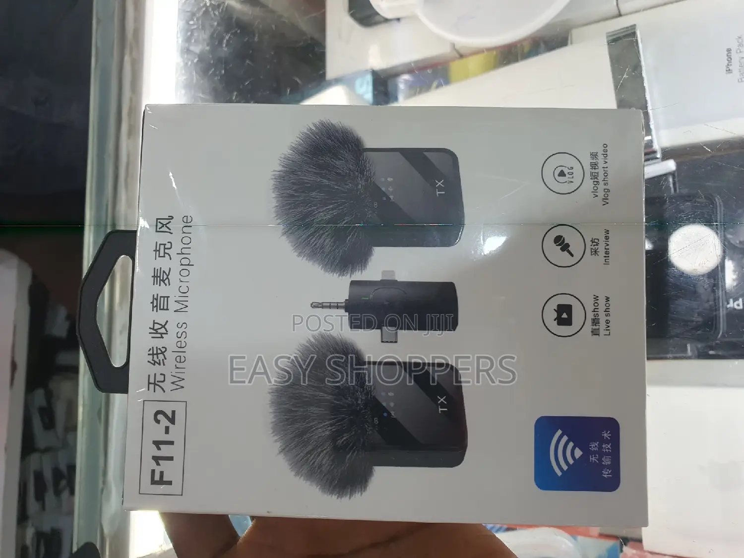 F11-2 Wireless Lavalier Microphone for Video Recording
