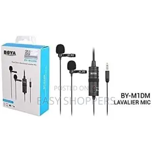 Boya BY-M1DM Microphone Dual Lavalier Mic