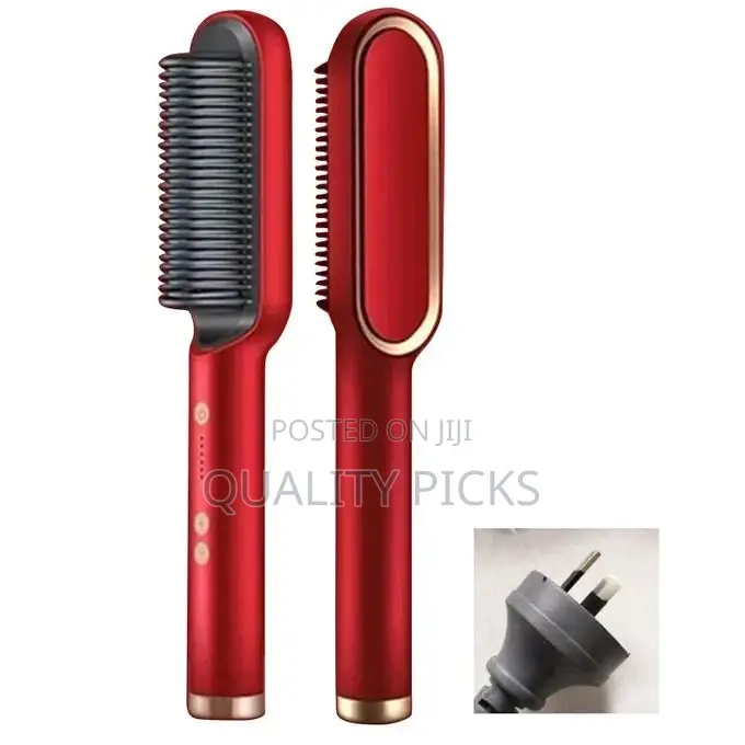 2 In1 Electric Ionic Hair Straightener, Comb