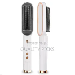 2 In1 Electric Ionic Hair Straightener, Comb