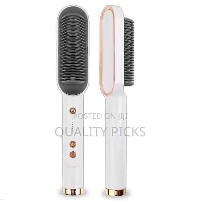 2 In1 Electric Ionic Hair Straightener, Comb
