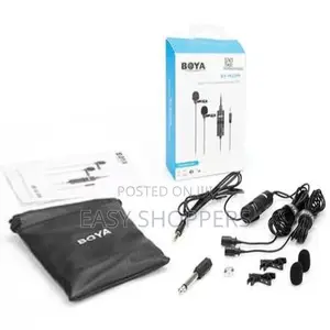 Boya Dual Omni Directional Lavalier Microphone