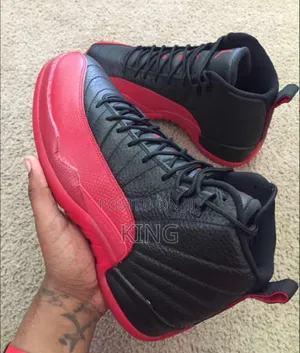 Air Jordan 12 Retro 'Flu Game' Black/ Varsity Red