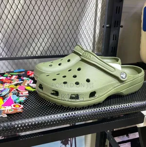 Green Vintage Crocs