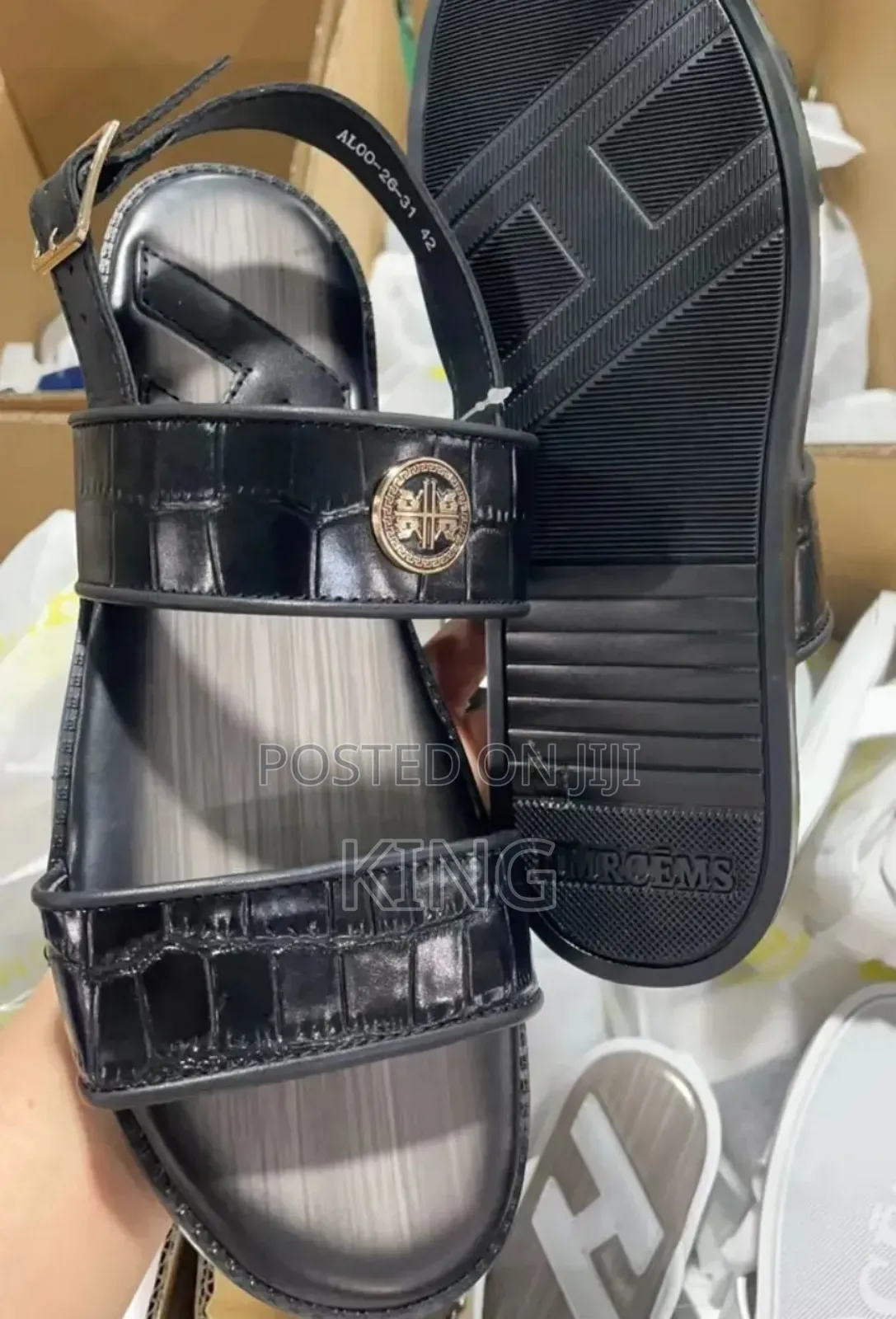 Morfeas Leather Sandals