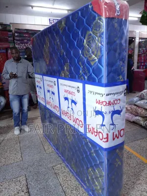 High Density Mattress.6*6*8inches. ( Blue)