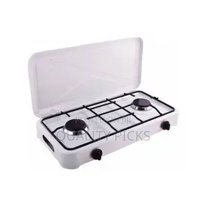 Starlux 2 Burner Gas Cooking Stove - White