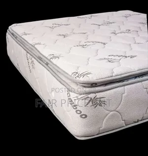 Double Layer Spring Mattress. 6*6*12inches.( White)