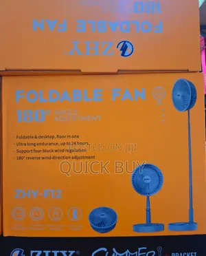 Classic New Model Portable Foldable Fan ZHY 180° Adjustable