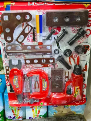 A Chart of Kids Mechanical Hand Tools Toys