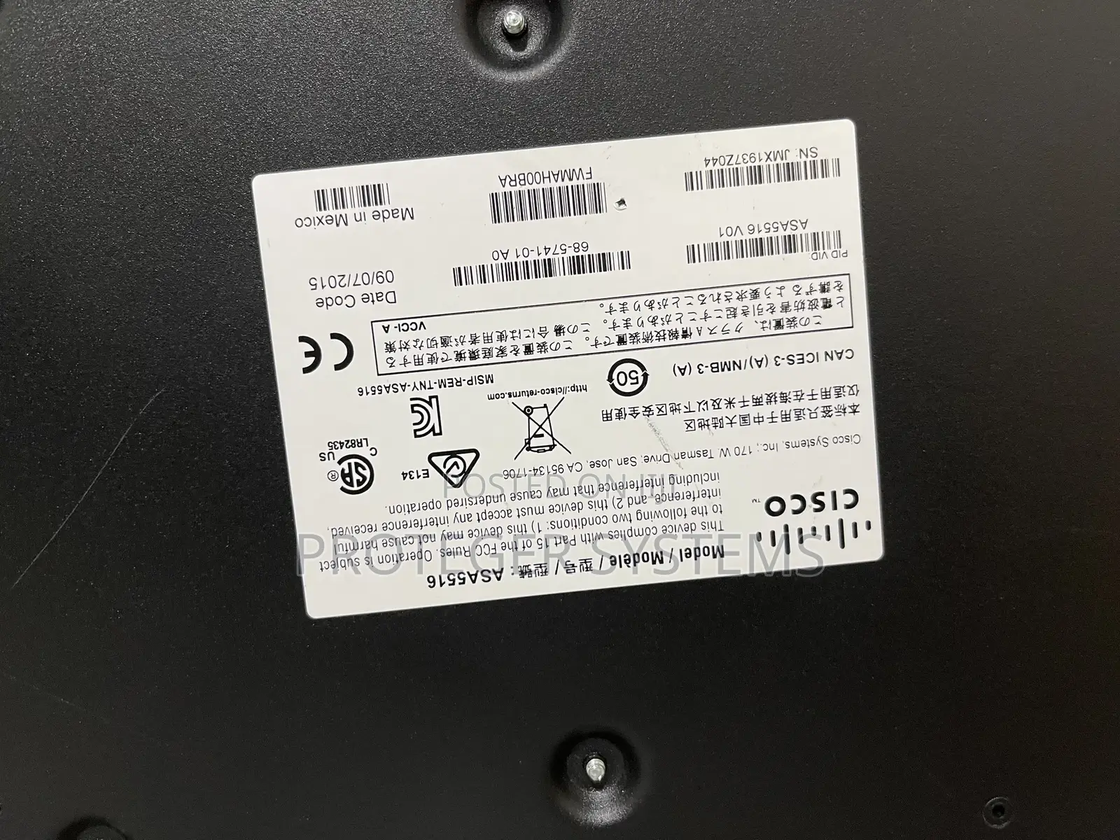 Cisco Asa 5516-x Network Firewall