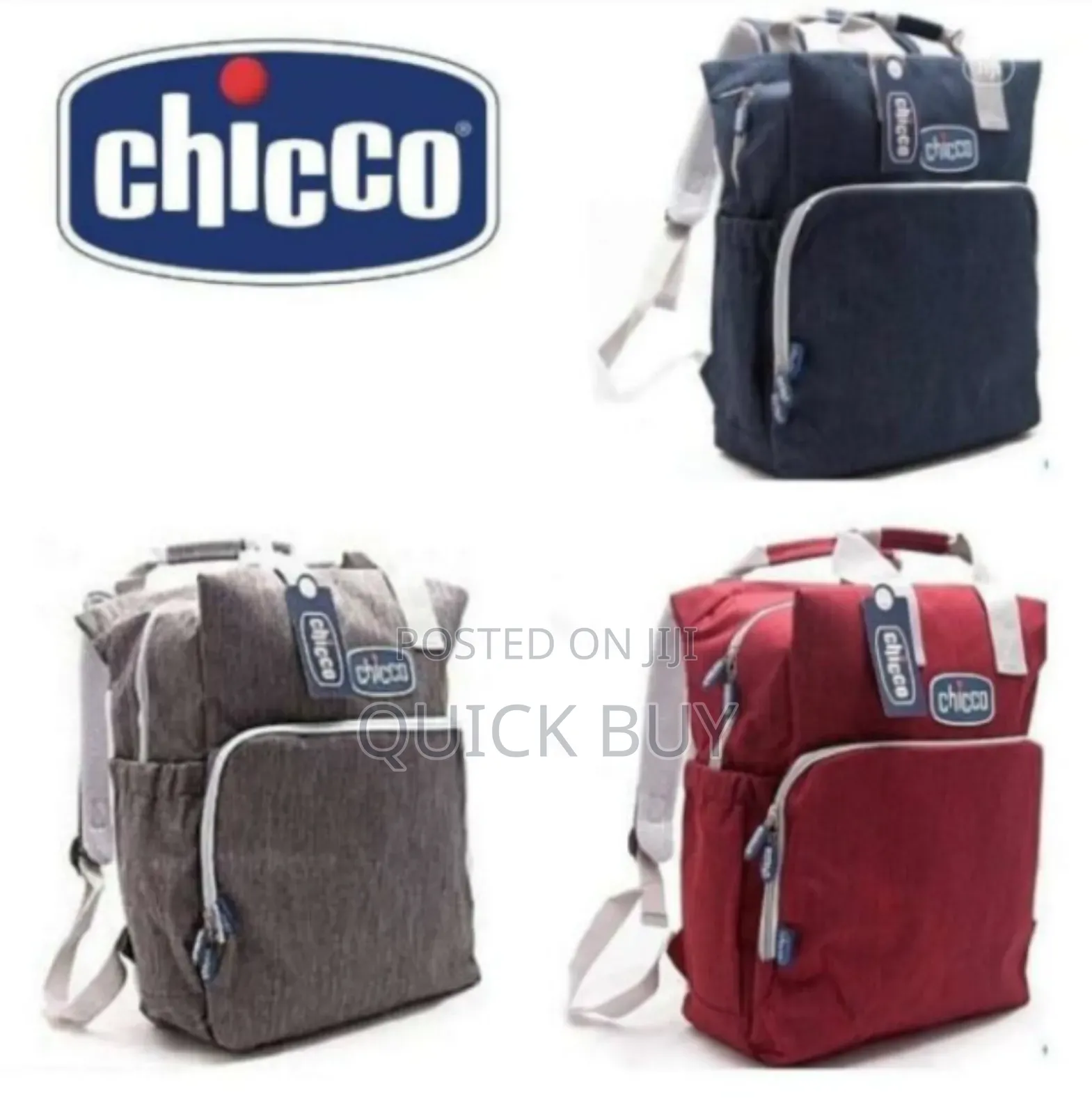 Unique Versatile Original Chicco Kids Solid Diaper Bag
