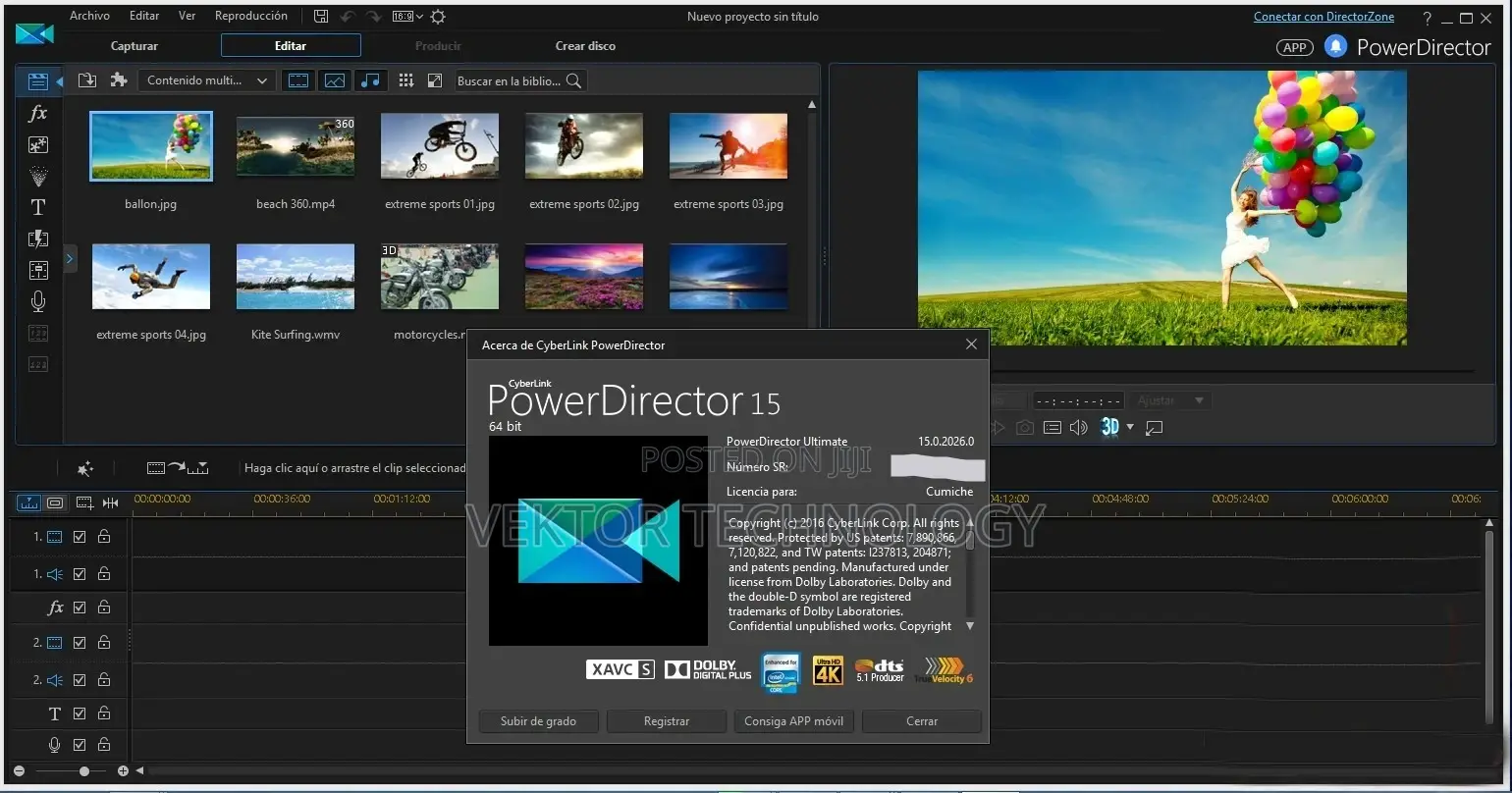 Cyberlink Powerdirector Ultimate 18 Full Version