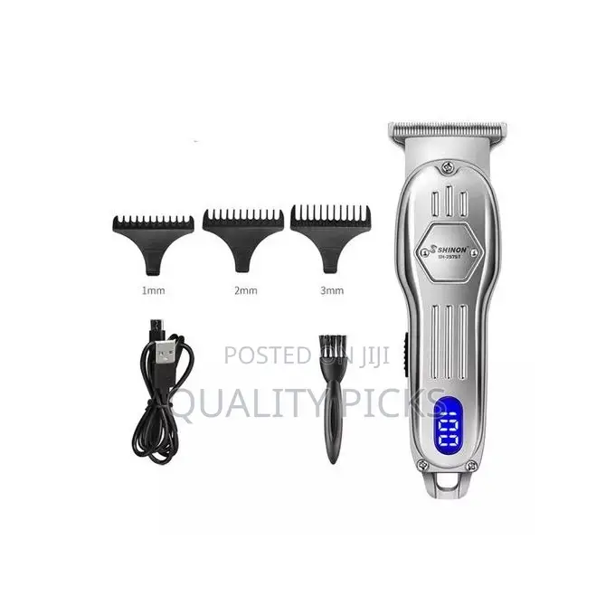 Shinon LCD Trimmer Electric Hair Clipper USB Machine