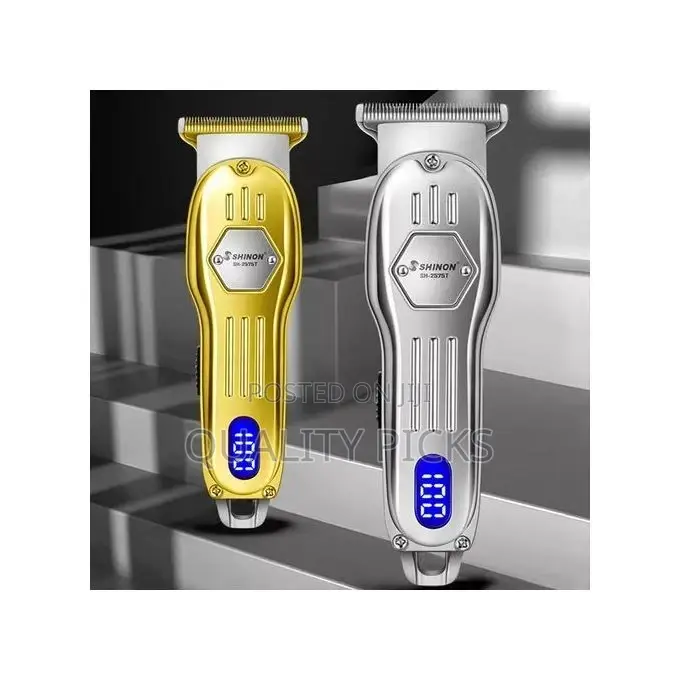 Shinon LCD Trimmer Electric Hair Clipper USB Machine